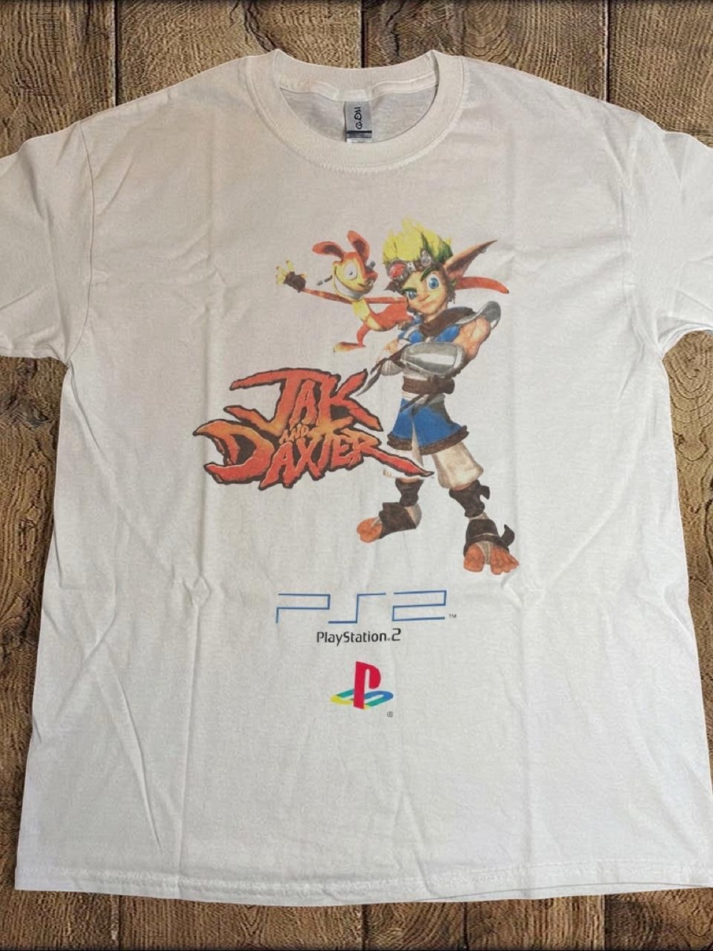 Gildan White Jak and Daxter PlayStation 2 Graphic Tee